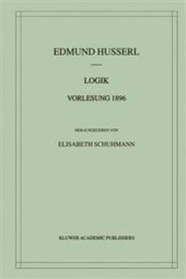 Logik Vorlesung 1896