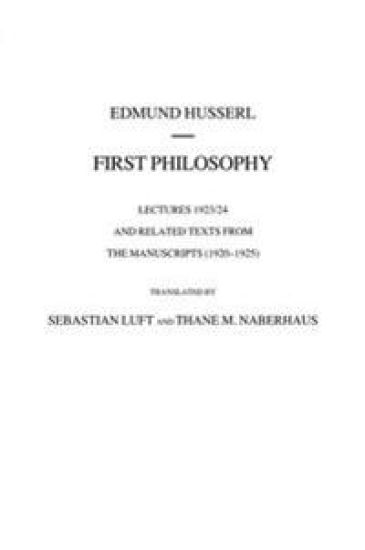 First Philosophy