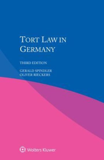 Tort Law in Germany – Gerald Spindler, kirjan kansikuva