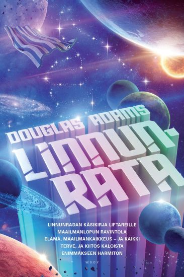 Linnunrata. Viisiosainen trilogia – Douglas Adams, kirjan kansikuva