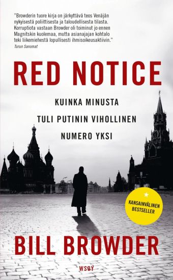 Red Notice – Bill Browder, kirjan kansikuva