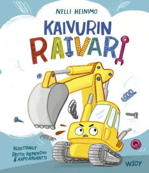 Kaivurin raivari – Nelli Heinimo, kirjan kansikuva