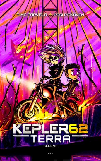 Kepler62 Terra: Kloonit – Timo Parvela, kirjan kansikuva