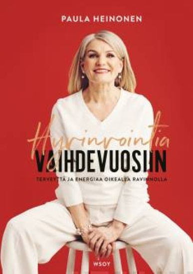 Hyvinvointia vaihdevuosiin – Paula Heinonen, kirjan kansikuva