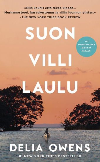Suon villi laulu – Delia Owens, kirjan kansikuva