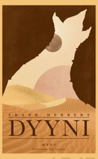 Dyyni – Frank Herbert, kirjan kansikuva