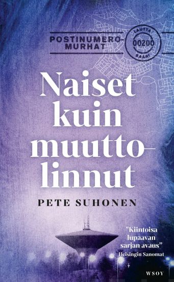 Naiset kuin muuttolinnut – Pete Suhonen, kirjan kansikuva