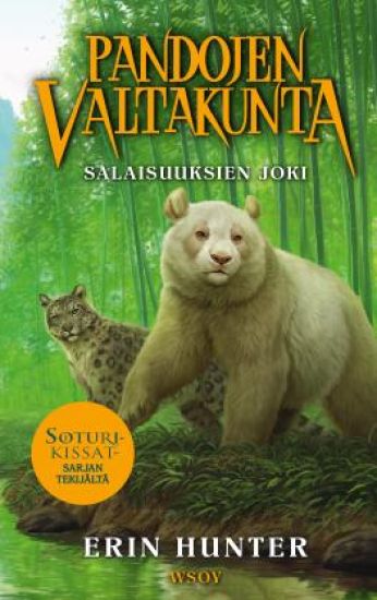 Pandojen valtakunta: Salaisuuksien joki – Erin Hunter, kirjan kansikuva