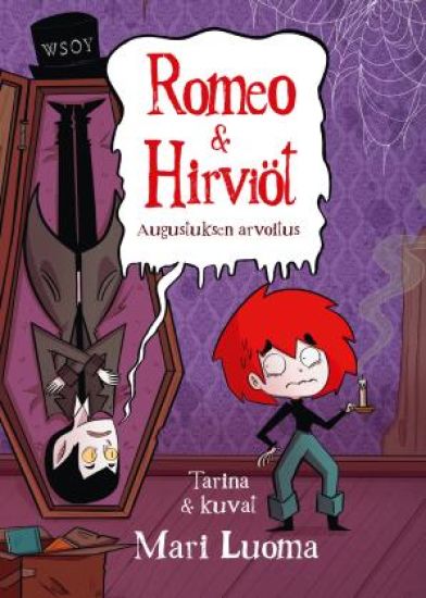 Romeo & Hirviöt. Augustuksen arvoitus – Mari Luoma, kirjan kansikuva