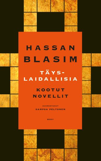 Täyslaidallisia – Hassan Blasim, kirjan kansikuva