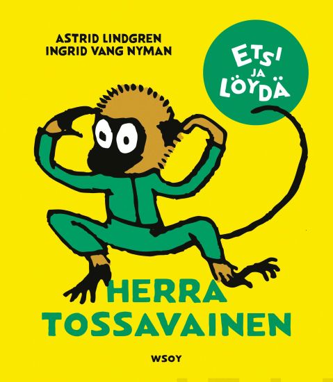 Herra Tossavainen – Etsi ja löydä – Astrid Lindgren, kirjan kansikuva
