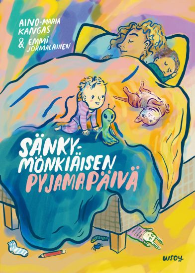 Sänkymönkiäisen pyjamapäivä – Aino-Maria Kangas, kirjan kansikuva
