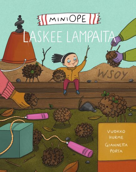 Miniope laskee lampaita – Vuokko Hurme, kirjan kansikuva