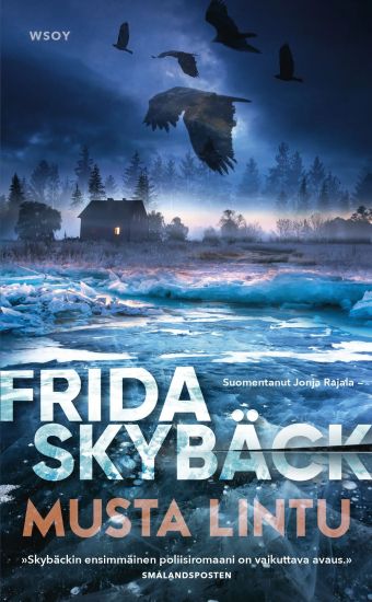 Musta lintu – Frida Skybäck, kirjan kansikuva