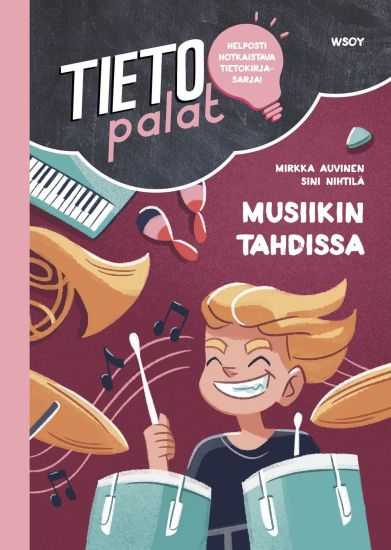 Tietopalat: Musiikin tahdissa – Mirkka Auvinen, kirjan kansikuva