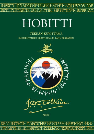 Hobitti (tekijän kuvittama erikoislaitos) – J. R. R. Tolkien, kirjan kansikuva
