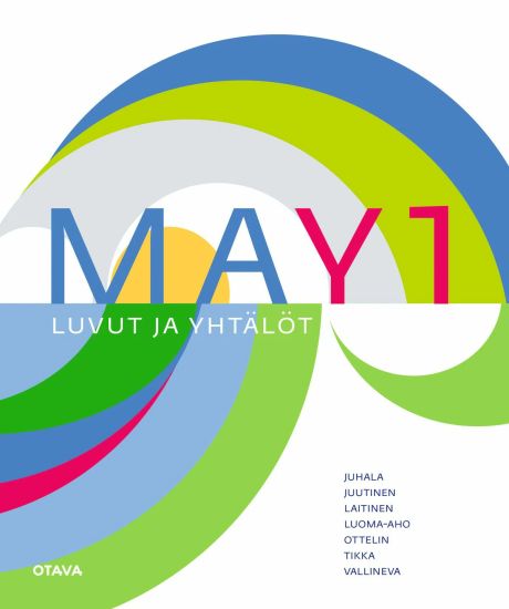 MAY1 Luvut ja yhtälöt (LOPS21) – Satu Juhala, kirjan kansikuva