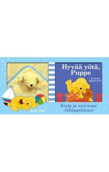 Hyvää yötä, Puppe : Kirja ja uniriepu -lahjapakkaus