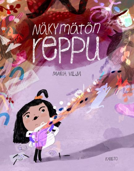Näkymätön reppu – Maria Vilja, kirjan kansikuva
