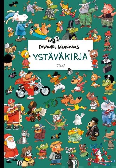 Ystäväkirja – Mauri Kunnas, kirjan kansikuva