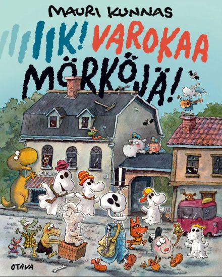 Iik! Varokaa mörköjä! – Mauri Kunnas, kirjan kansikuva