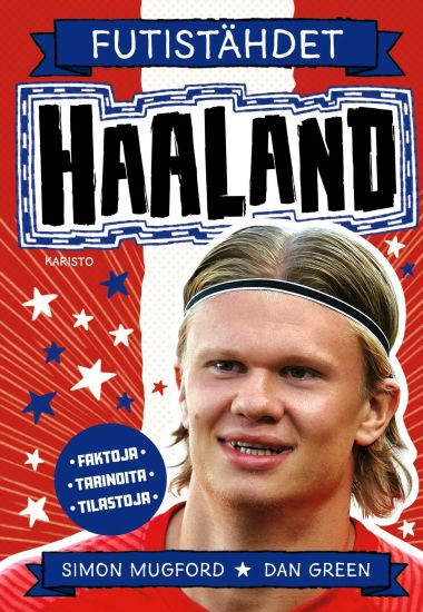 Futistähdet - Haaland – Simon Mugford, kirjan kansikuva