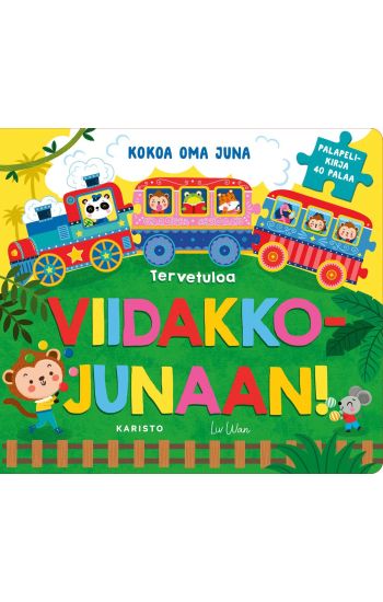 Tervetuloa viidakkojunaan!, kirjan kansikuva