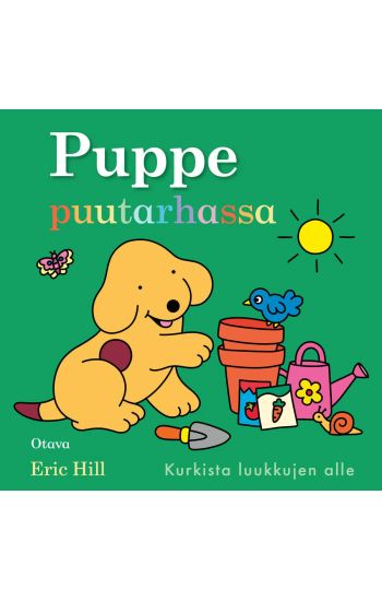 Puppe puutarhassa