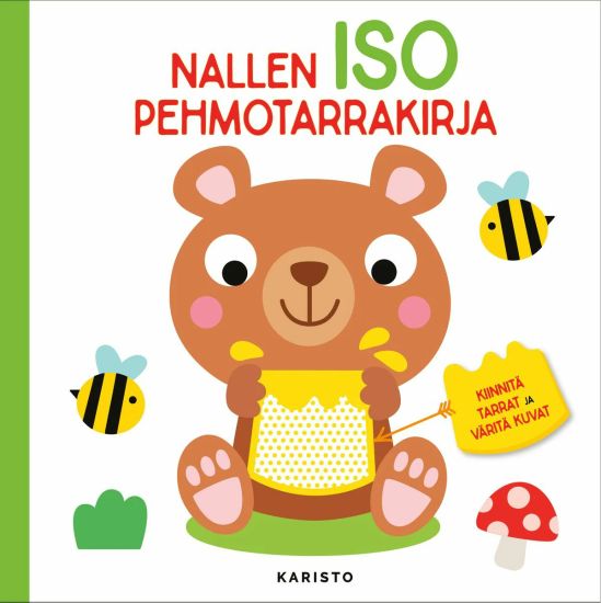 Nallen iso pehmotarrakirja, kirjan kansikuva