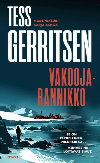 Vakoojarannikko – Tess Gerritsen, kirjan kansikuva