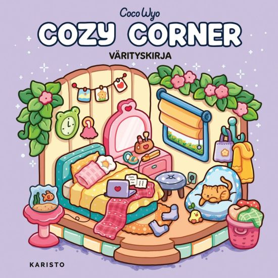 Coco Wyo - Cozy Corner Värityskirja, kirjan kansikuva