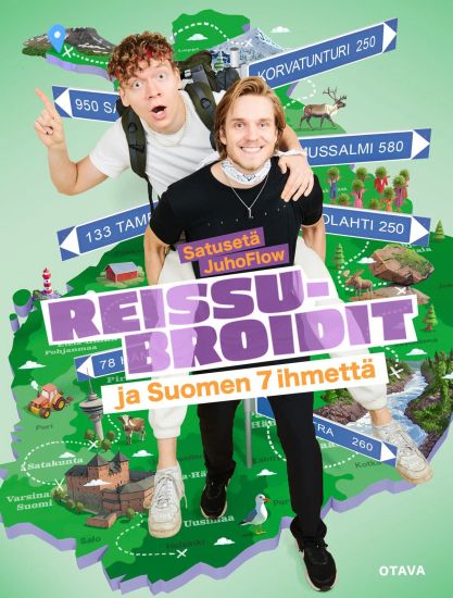 ReissuBroidit ja Suomen 7 ihmettä, kirjan kansikuva