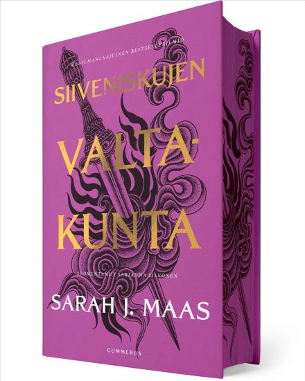 Siiveniskujen valtakunta (erikoispainos) – Sarah J. Maas, kirjan kansikuva