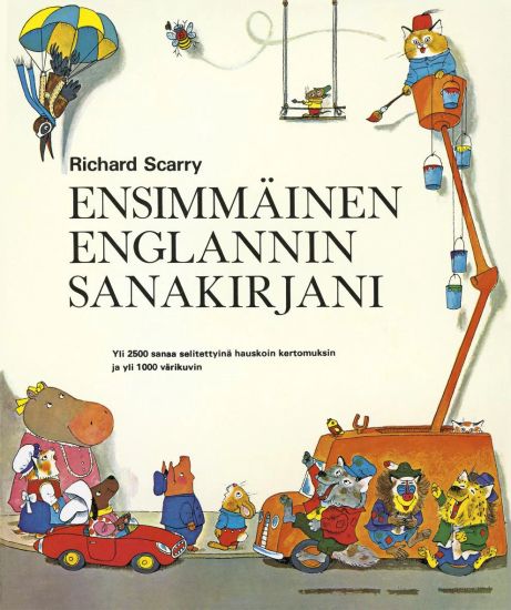 Ensimmäinen englannin sanakirjani – Richard Scarry, kirjan kansikuva
