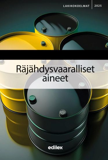 Räjähdysvaaralliset aineet 2025, kirjan kansikuva
