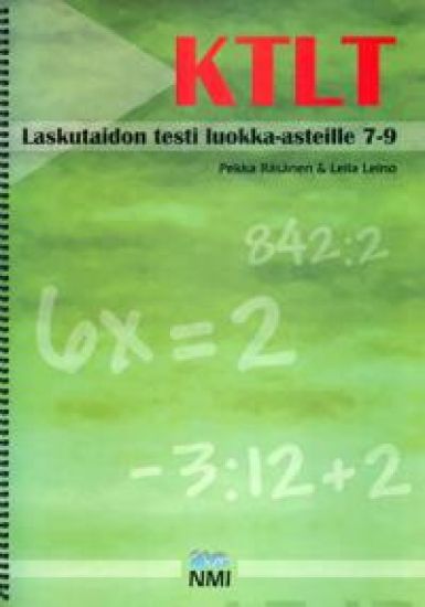 KTLT - laskutaidon testi yksilö- ja ryhmämuotoista arviointia varten