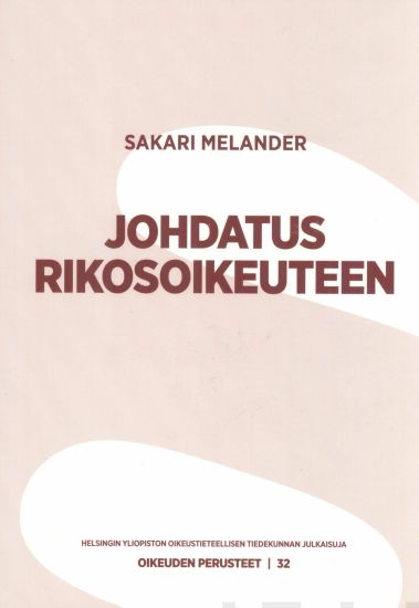 Johdatus rikosoikeuteen