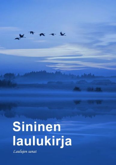 Sininen laulukirja, kirjan kansikuva