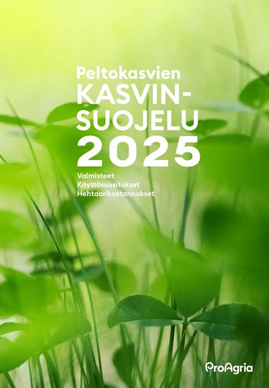 Peltokasvien kasvinsuojelu 2025, kirjan kansikuva
