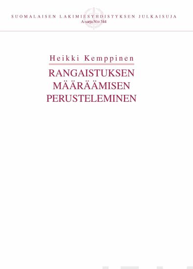 Rangaistuksen määräämisen perusteleminen