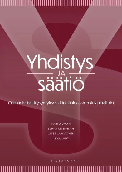 Yhdistys ja säätiö – Kari Lydman, kirjan kansikuva