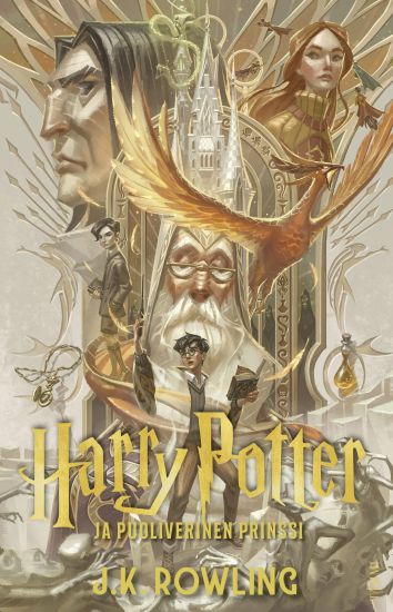 Harry Potter ja puoliverinen prinssi – J.K. Rowling, kirjan kansikuva