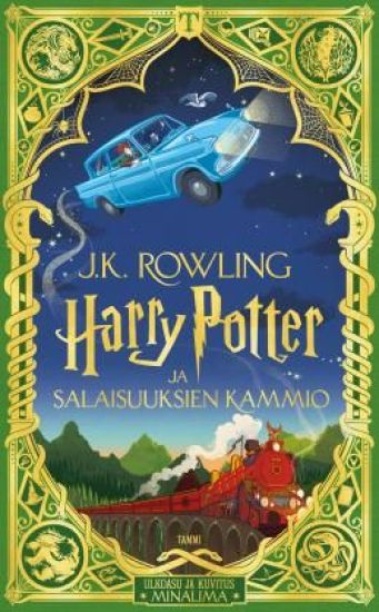 Harry Potter ja salaisuuksien kammio – J.K. Rowling, kirjan kansikuva