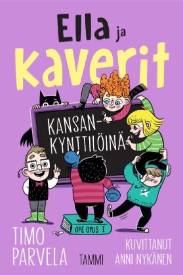 Ella ja kaverit kansankynttilöinä – Timo Parvela, kirjan kansikuva