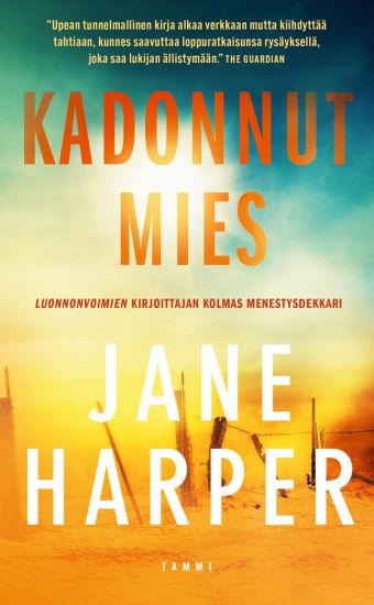 Kadonnut mies – Jane Harper, kirjan kansikuva