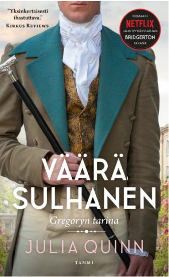 Bridgerton: Väärä sulhanen – Julia Quinn, kirjan kansikuva