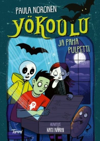 Yökoulu ja paha pulpetti – Paula Noronen, kirjan kansikuva