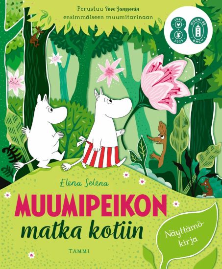 Muumipeikon matka kotiin – Tove Jansson, kirjan kansikuva
