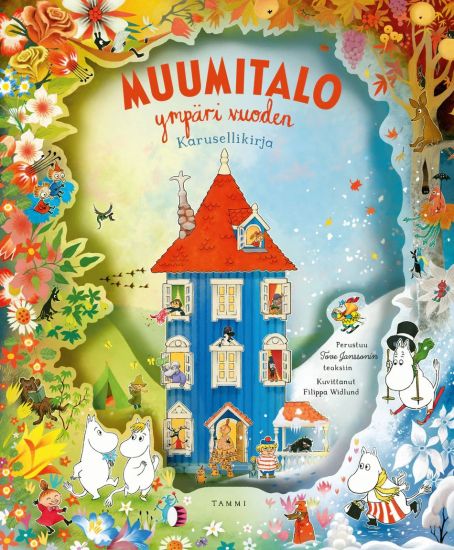 Muumitalo ympäri vuoden. Karusellikirja, kirjan kansikuva