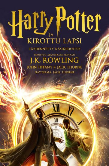 Harry Potter ja kirottu lapsi (täydennetty laitos) – J.K. Rowling, kirjan kansikuva